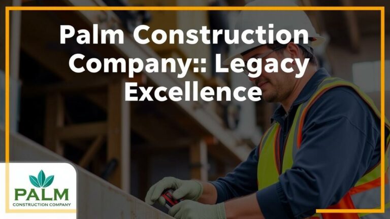 Palm Construction Company: A Legacy of Excellence