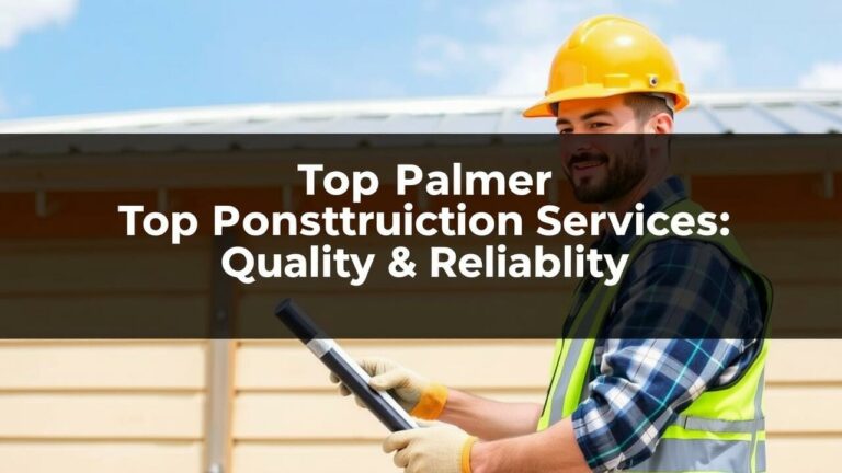 Top Palmer Construction Services: Quality & Reliability